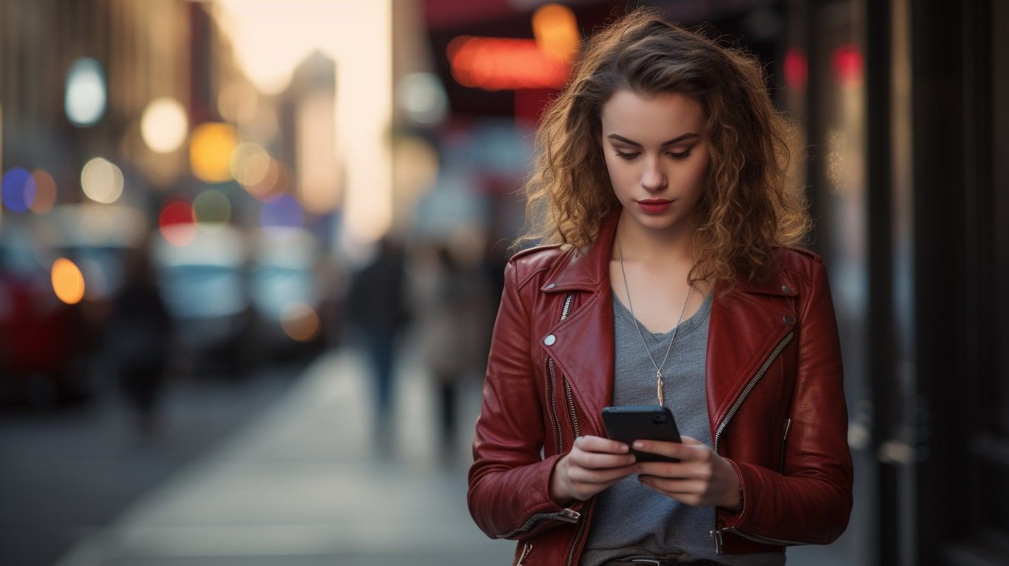 she starts a new conversation